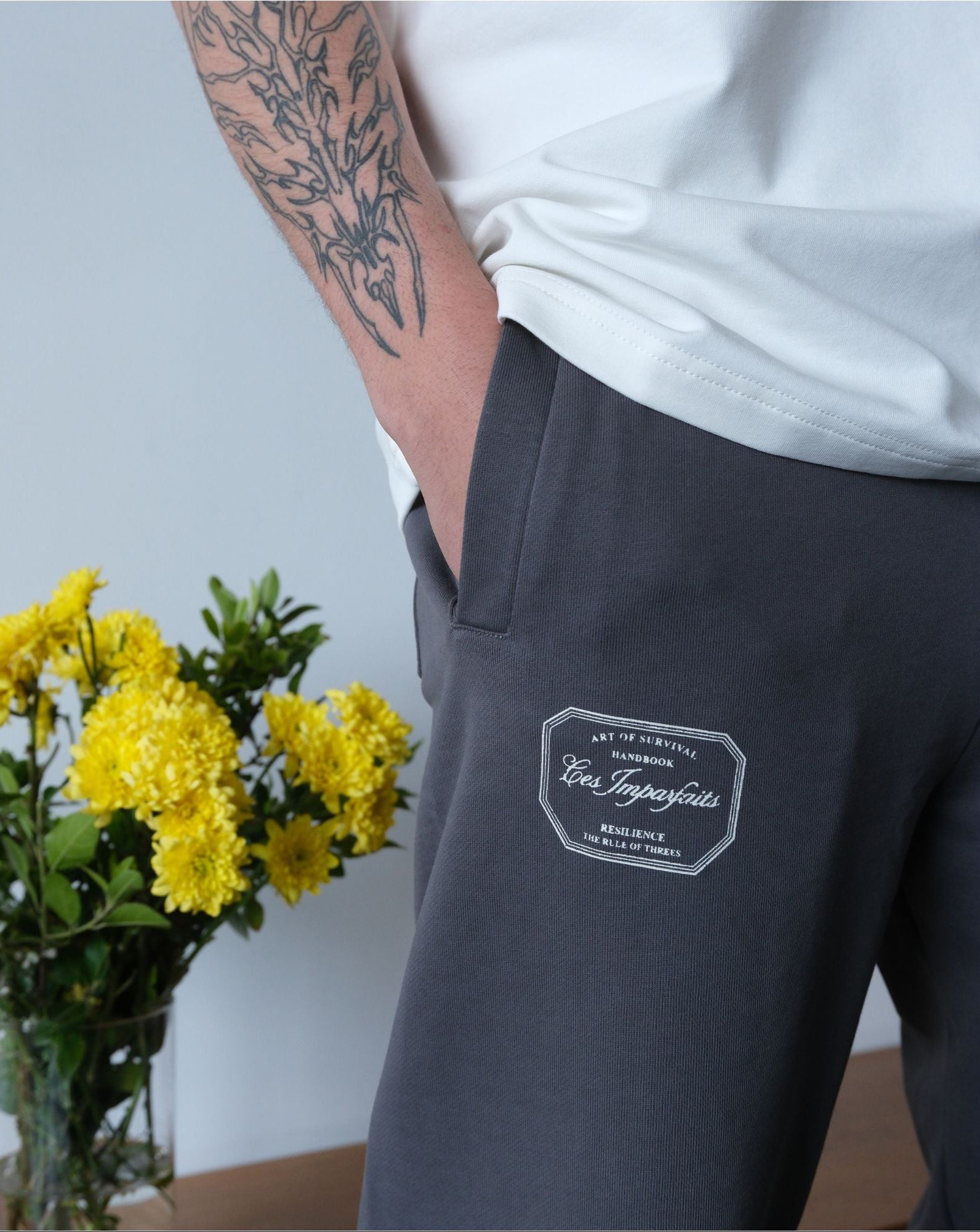 Grey "Art of Survival" Sweatpants