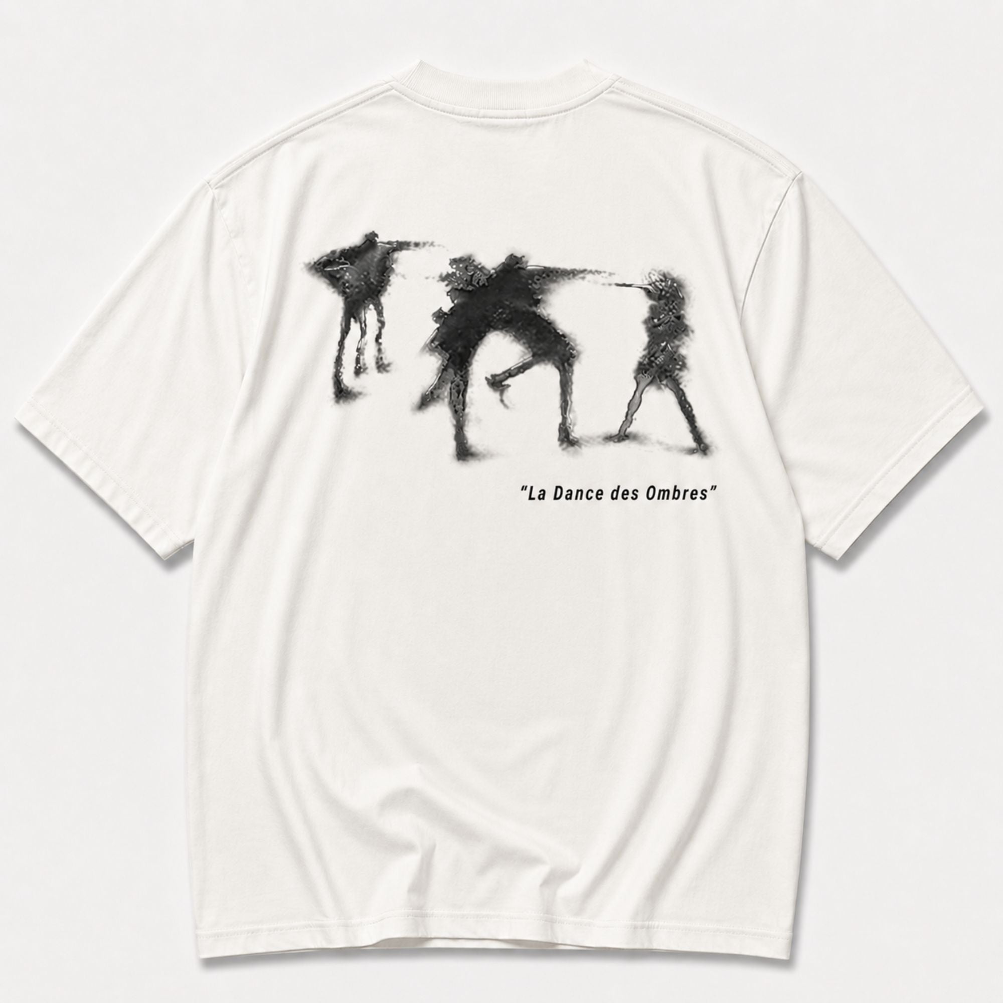White "La Dance Des Ombres"  T-Shirt