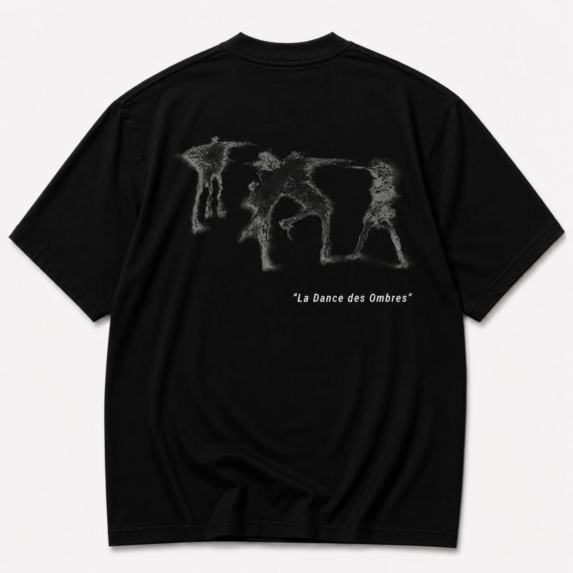 Black "La Dance Des Ombres"  T-Shirt