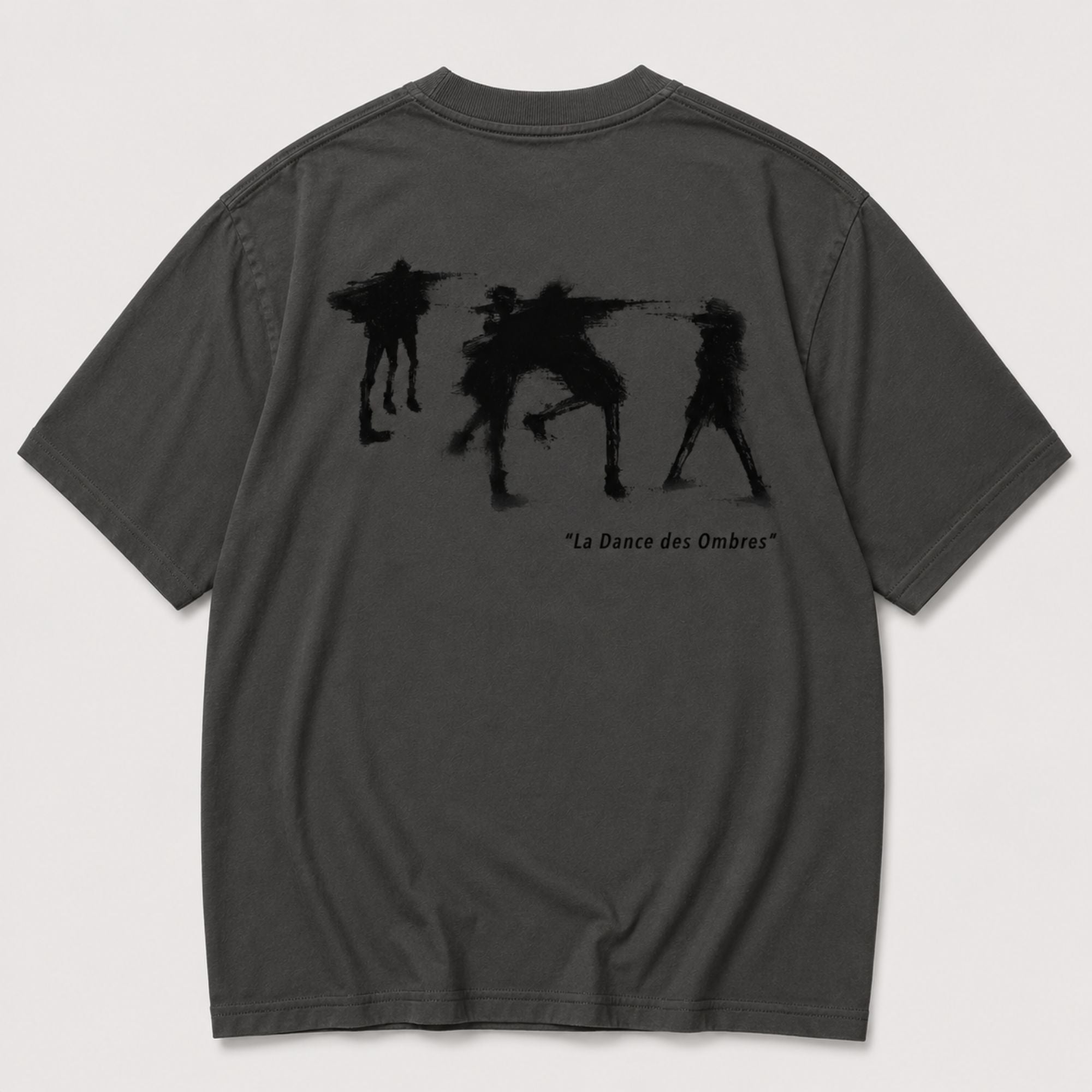 Grey "La Dance Des Ombres"  T-Shirt