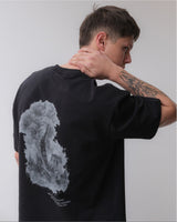 Black "Des Flammes et Des Cendres"  T-Shirt