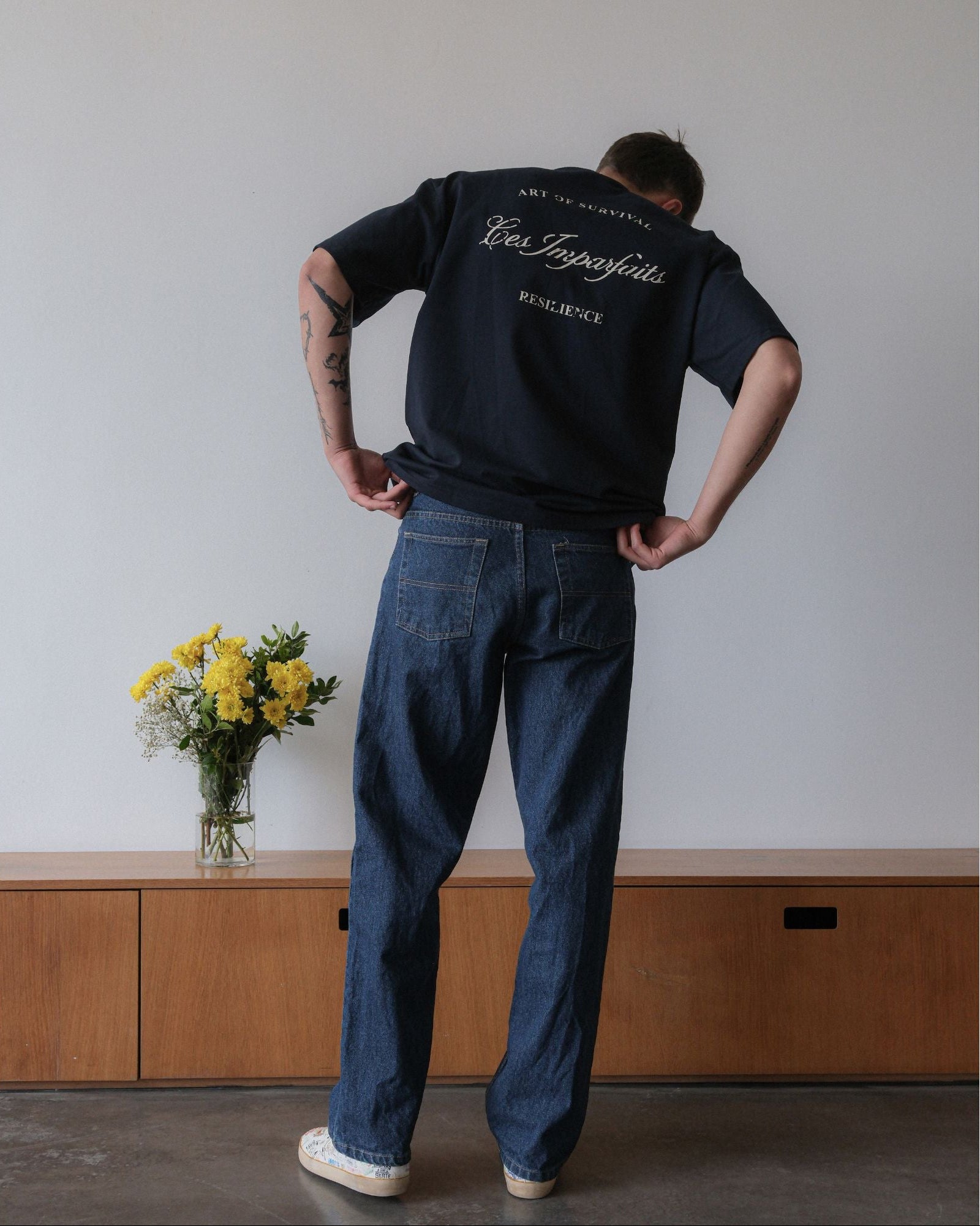 Navy "Art Of Survival" T-Shirt