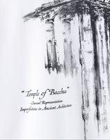 White "Temple Of Bacchus"  T-Shirt