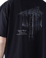 Black "Temple Of Bacchus"  T-Shirt