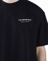 Black "Temple Of Bacchus"  T-Shirt