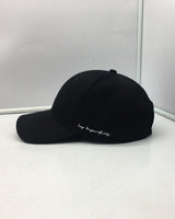 Black "Signature Logo" Cap