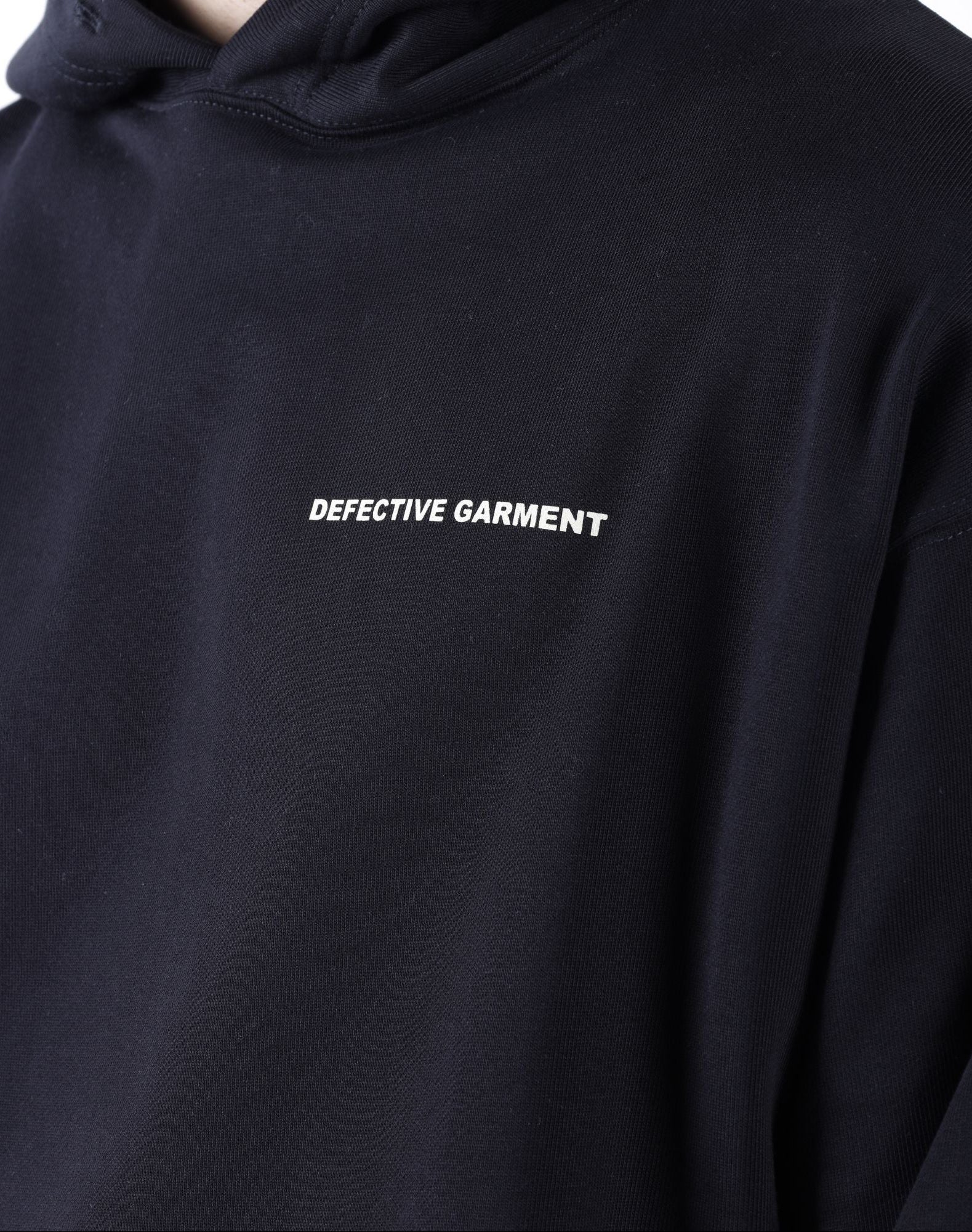 Black "Defective Garment" Hoodie
