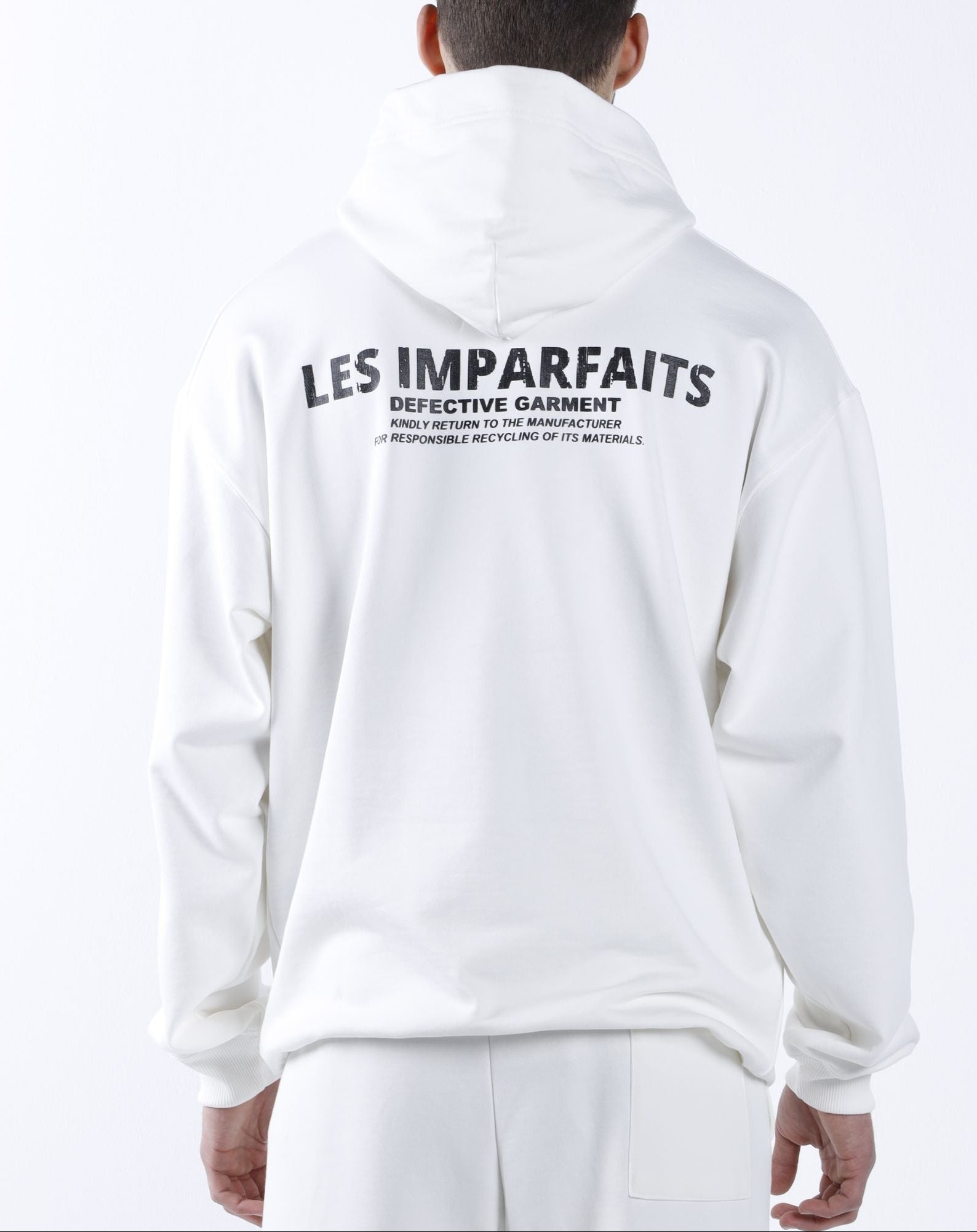 White "Defective Garment" Hoodie