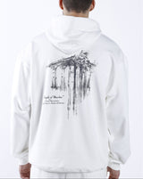 White "Temple of Bacchus" Hoodie