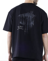 Black "Temple Of Bacchus"  T-Shirt