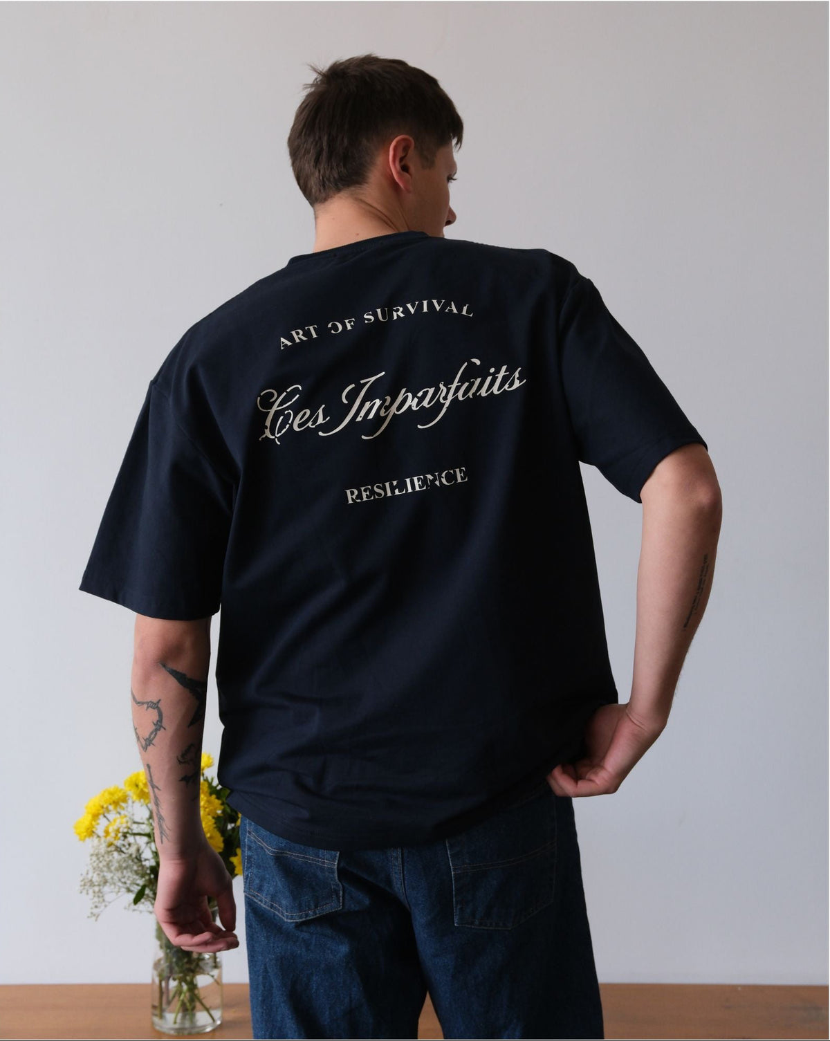 Navy "Art Of Survival" T-Shirt
