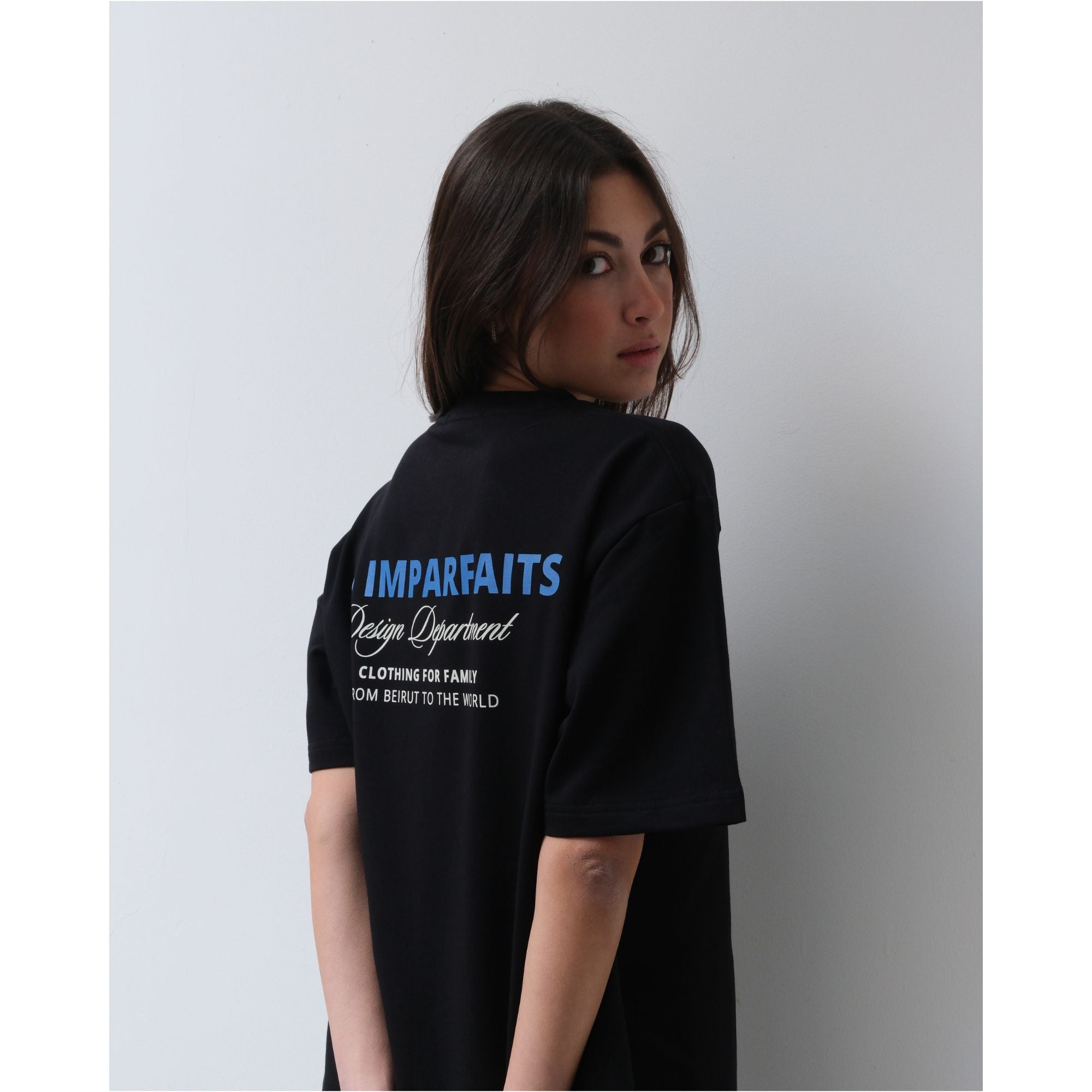 Black "Design Department"  T-Shirt